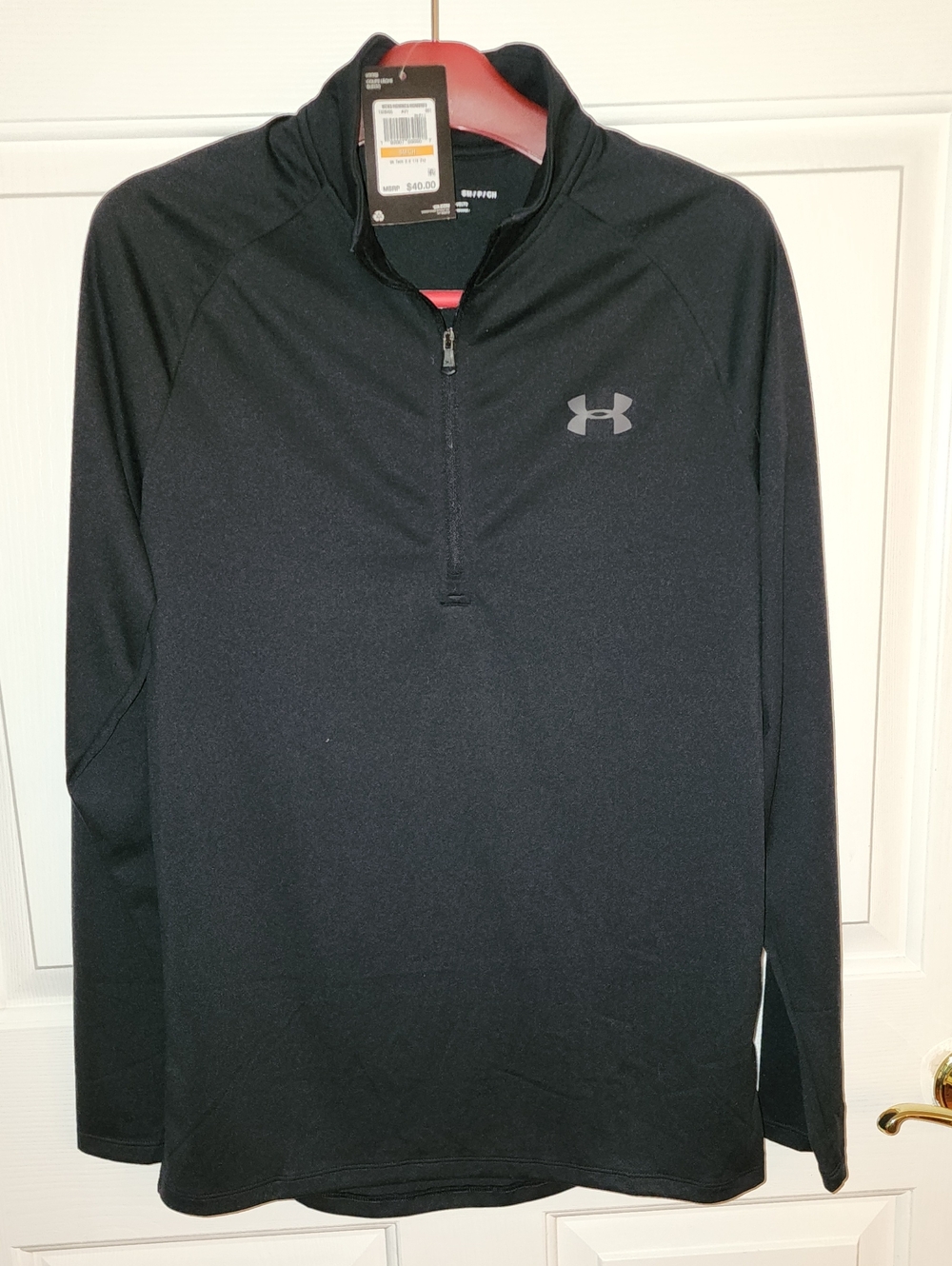 Under Armour Black 1/4 Zip Performance Jacket